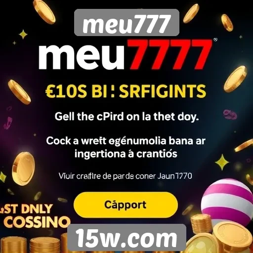 meu777 oferece promoção exclusiva para novos usuários
